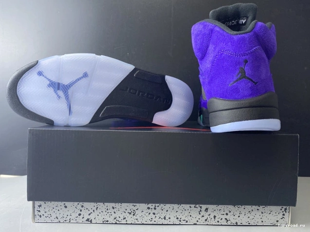 5 Retro Jordan Alternate 136027-500 Grape Air 0703